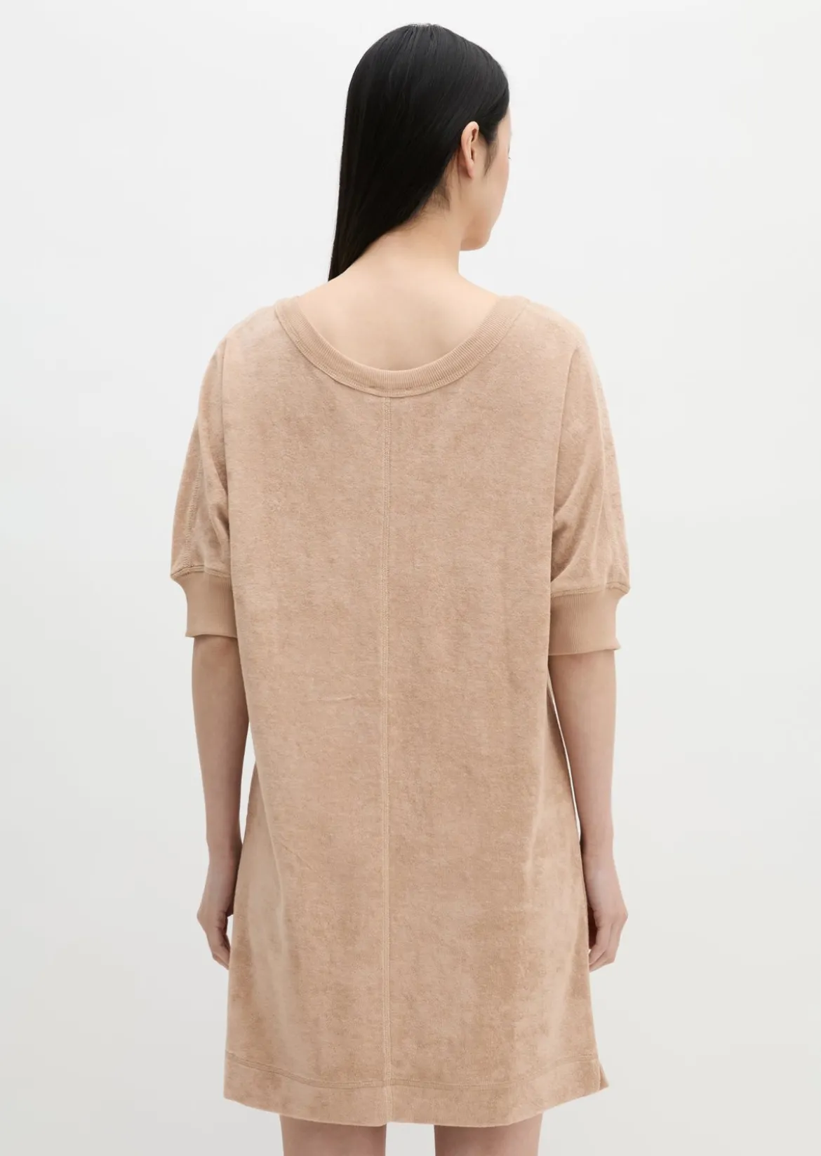 Frottee-Kleid loose aus Organic Cotton-Mix