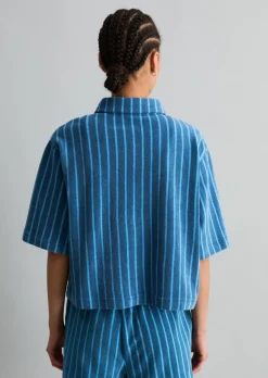 Frottee-Overshirt boxy aus Organic Cotton