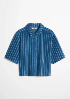 Frottee-Overshirt boxy aus Organic Cotton