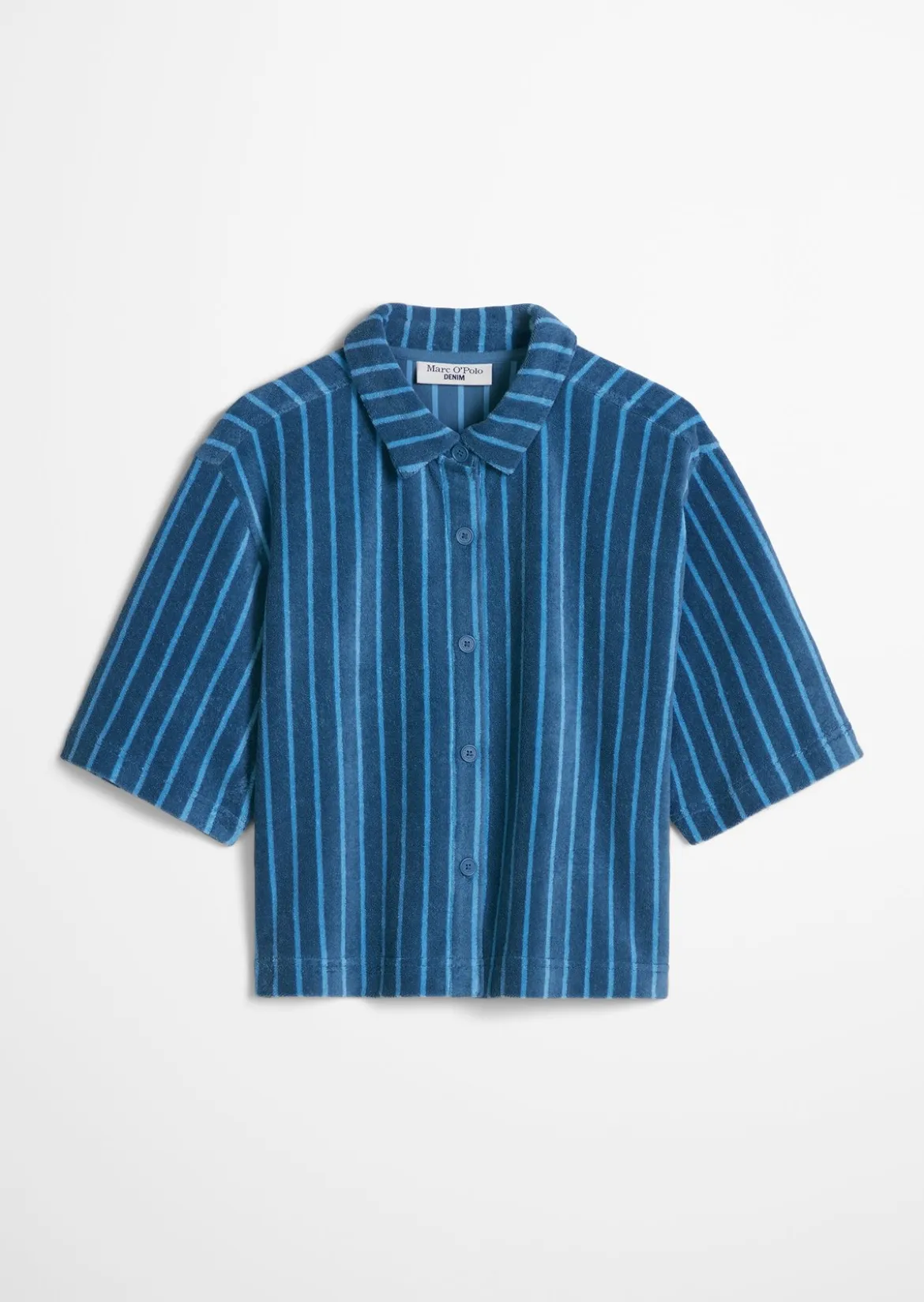 Frottee-Overshirt boxy aus Organic Cotton