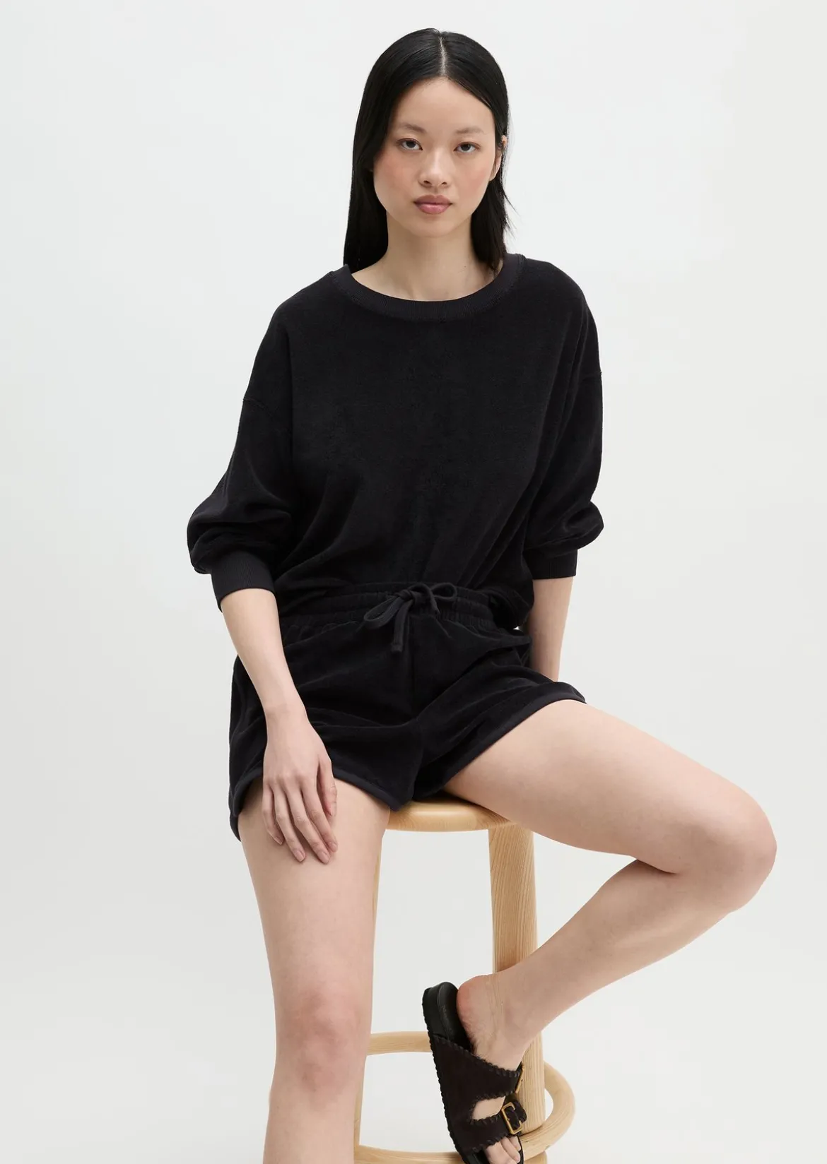 Frottee-Sweatshirt regular aus Organic Cotton-Mix