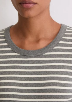 Gestreiftes Longsleeve regular aus reiner Bio-Baumwolle