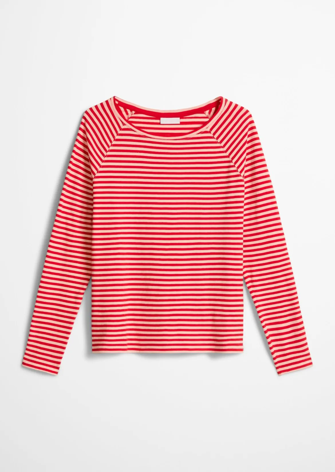Gestreiftes Longsleeve relaxed aus Loose Knit Jersey