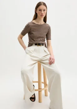 Gestreiftes T-Shirt regular aus Organic Cotton-Jersey