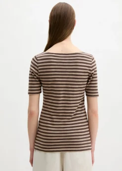 Gestreiftes T-Shirt regular aus Organic Cotton-Jersey