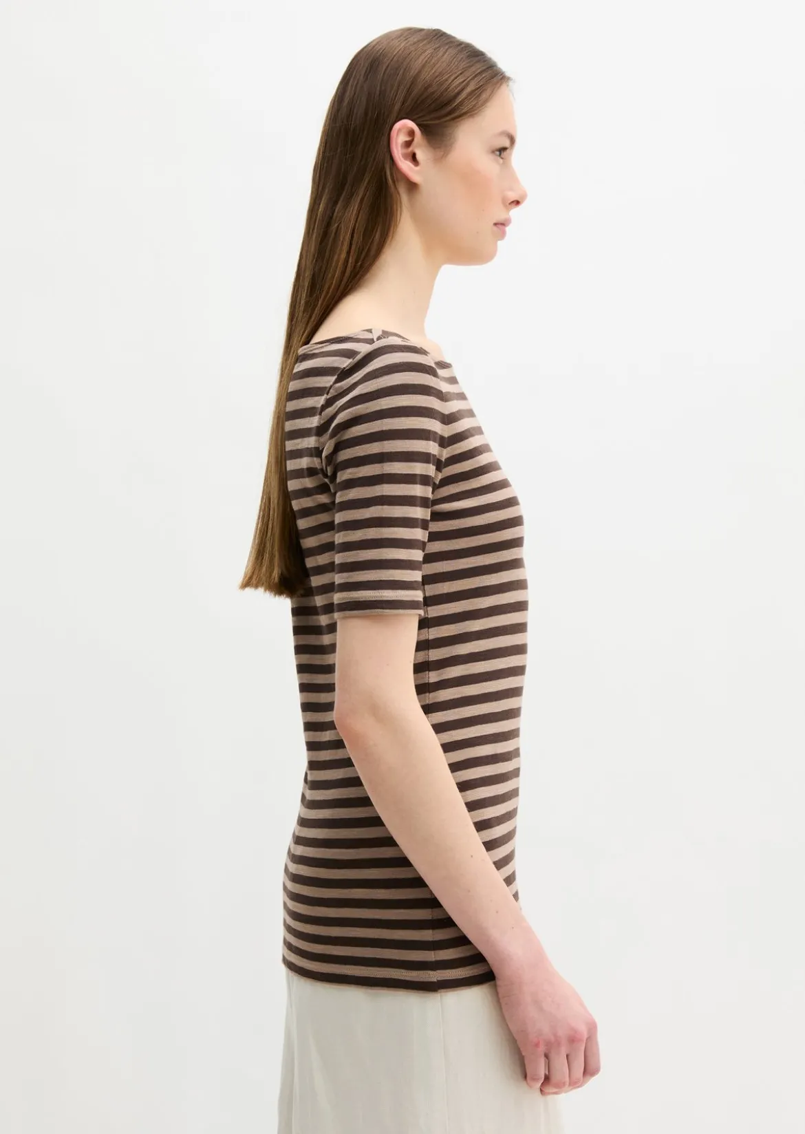 Gestreiftes T-Shirt regular aus Organic Cotton-Jersey