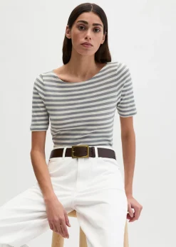 Gestreiftes T-Shirt regular aus Organic Cotton-Jersey