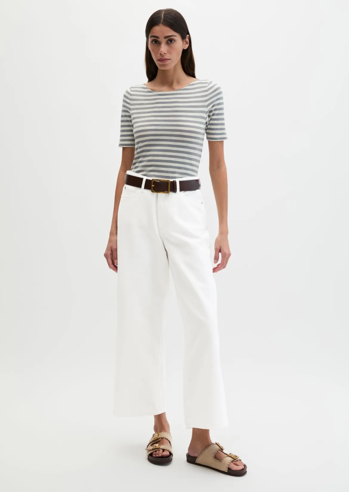 Gestreiftes T-Shirt regular aus Organic Cotton-Jersey