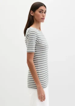 Gestreiftes T-Shirt regular aus Organic Cotton-Jersey