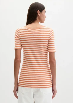 Gestreiftes T-Shirt regular aus Organic Cotton-Jersey