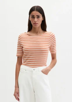 Gestreiftes T-Shirt regular aus Organic Cotton-Jersey