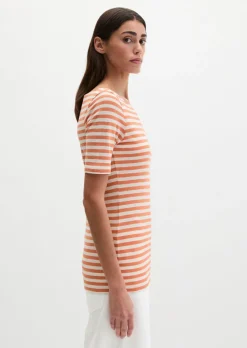 Gestreiftes T-Shirt regular aus Organic Cotton-Jersey