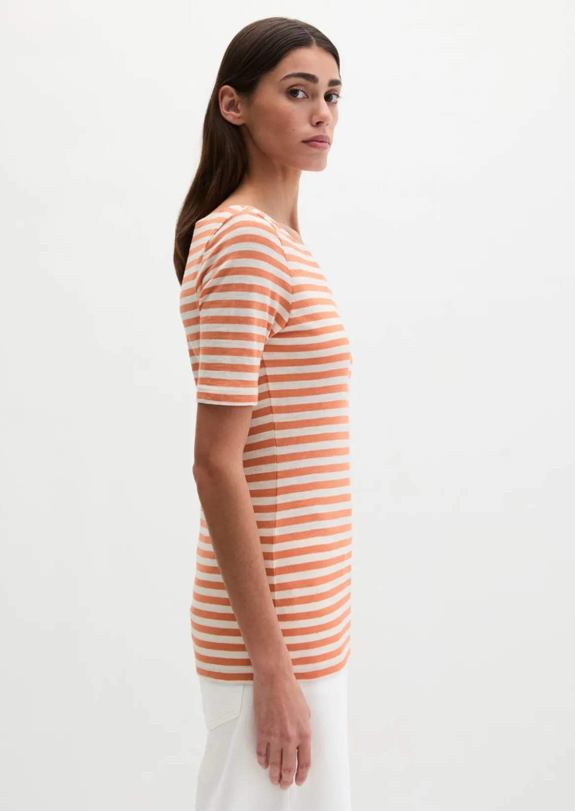 Gestreiftes T-Shirt regular aus Organic Cotton-Jersey