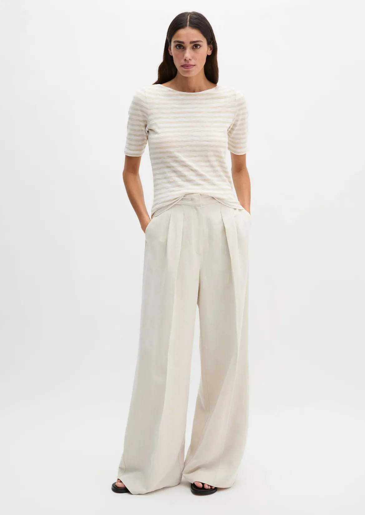 Gestreiftes T-Shirt regular aus Organic Cotton-Jersey