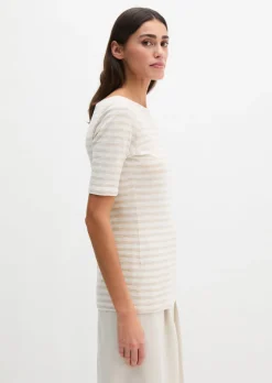 Gestreiftes T-Shirt regular aus Organic Cotton-Jersey