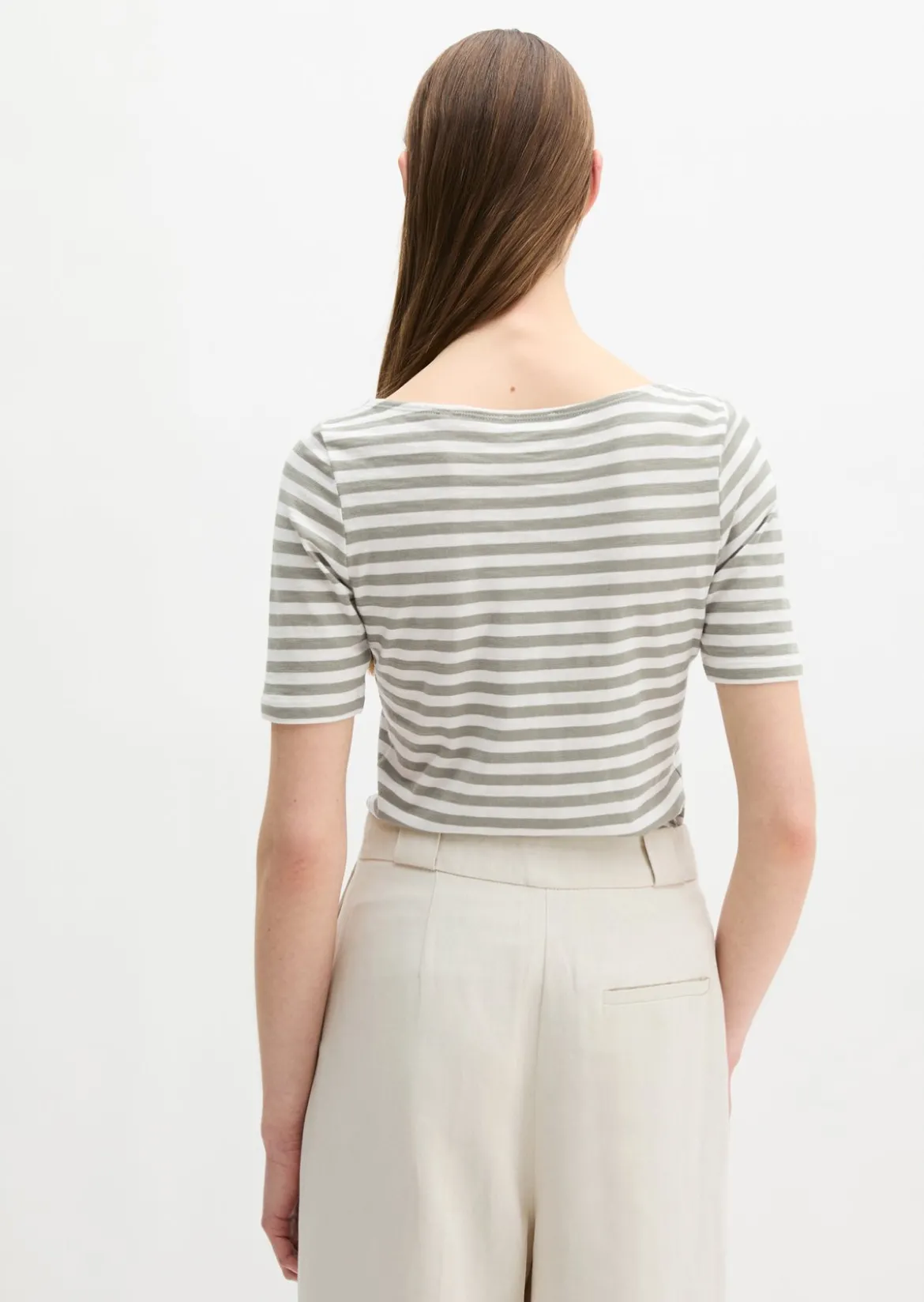 Gestreiftes T-Shirt regular aus Organic Cotton-Jersey