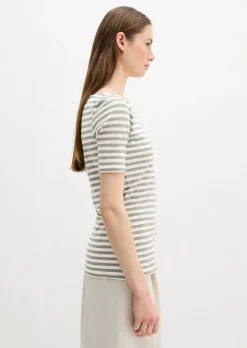 Gestreiftes T-Shirt regular aus Organic Cotton-Jersey