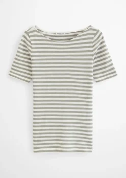 Gestreiftes T-Shirt regular aus Organic Cotton-Jersey