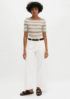 Gestreiftes T-Shirt regular aus Organic Cotton-Jersey