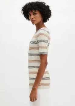 Gestreiftes T-Shirt regular aus Organic Cotton-Jersey
