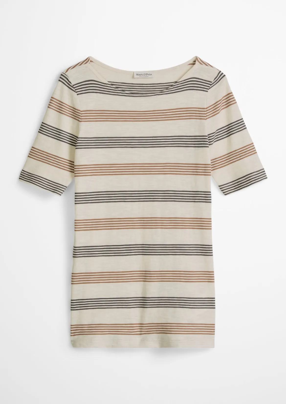 Gestreiftes T-Shirt regular aus Organic Cotton-Jersey