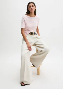 Gestreiftes T-Shirt regular aus Organic Cotton-Jersey