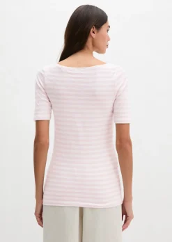 Gestreiftes T-Shirt regular aus Organic Cotton-Jersey
