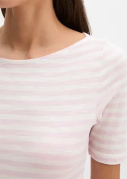 Gestreiftes T-Shirt regular aus Organic Cotton-Jersey