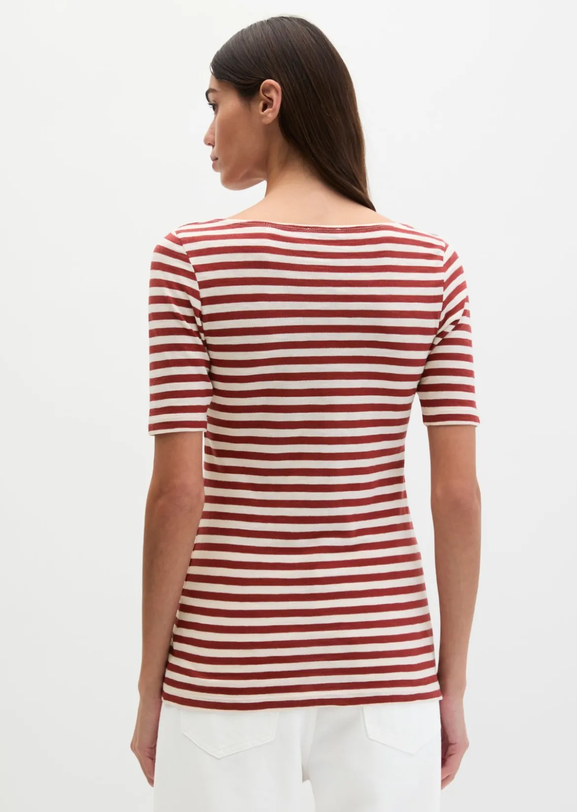 Gestreiftes T-Shirt regular aus Organic Cotton-Jersey