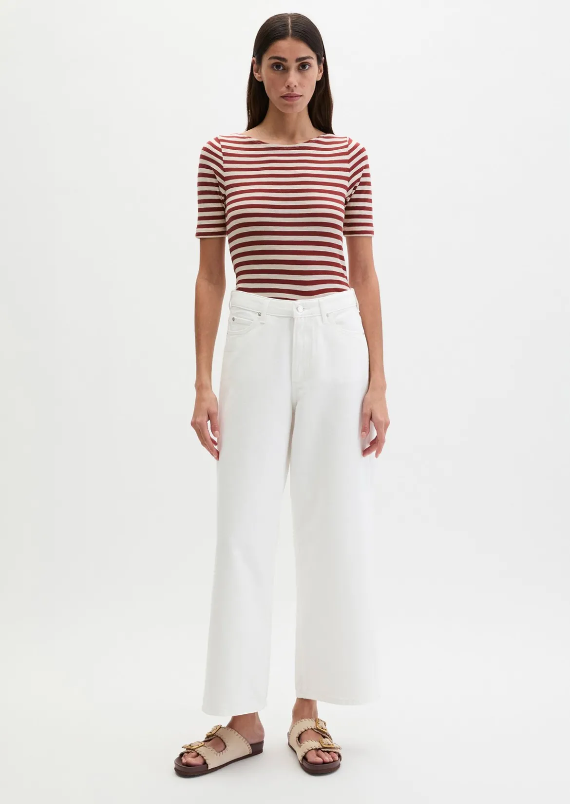 Gestreiftes T-Shirt regular aus Organic Cotton-Jersey