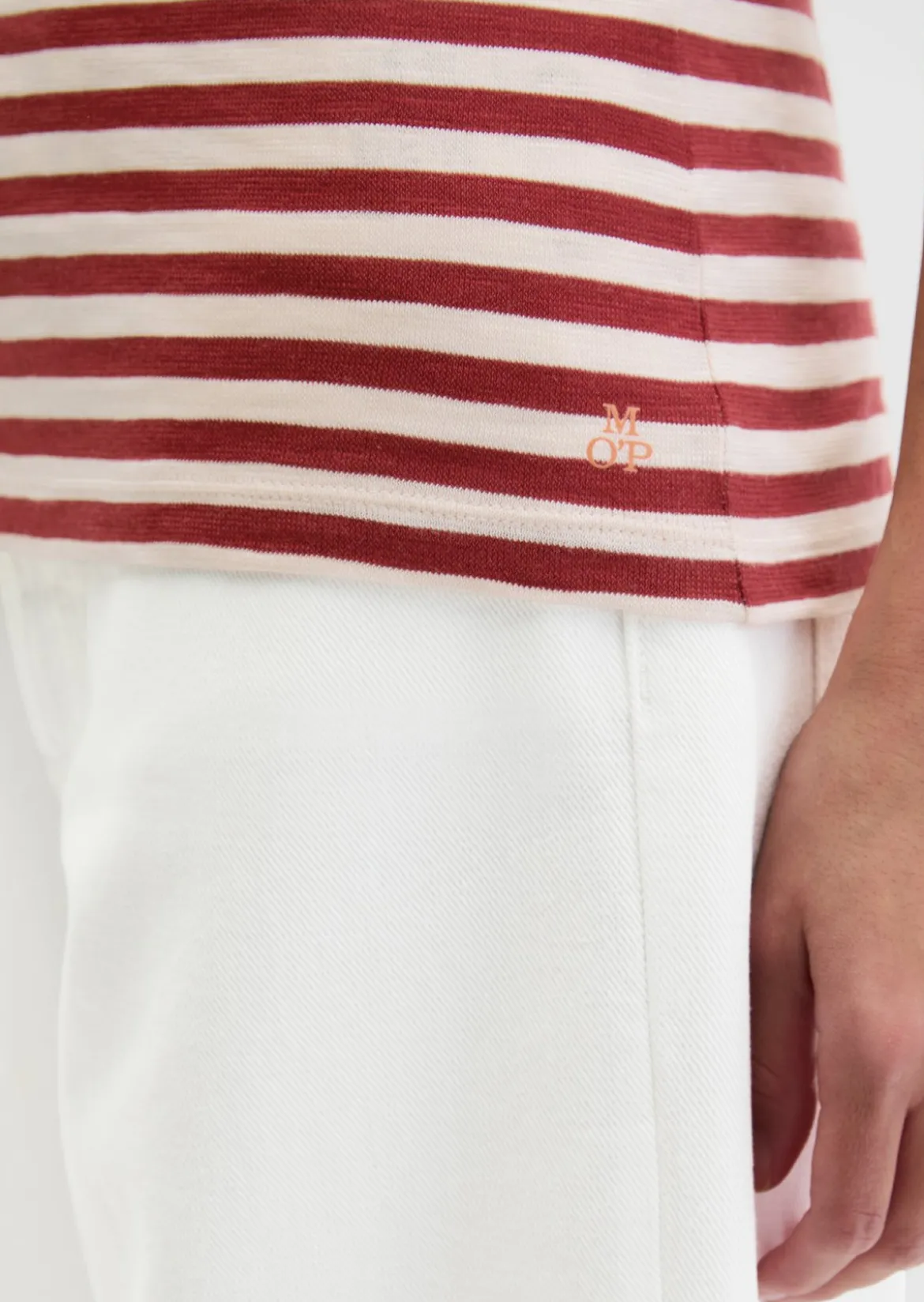 Gestreiftes T-Shirt regular aus Organic Cotton-Jersey