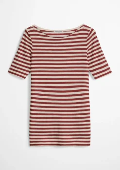 Gestreiftes T-Shirt regular aus Organic Cotton-Jersey