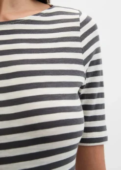 Gestreiftes T-Shirt regular aus Organic Cotton-Jersey