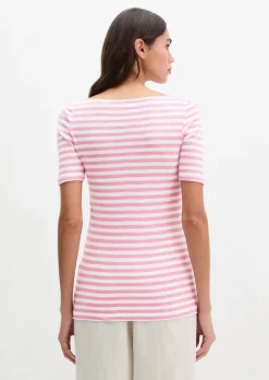 Gestreiftes T-Shirt regular aus Organic Cotton-Jersey