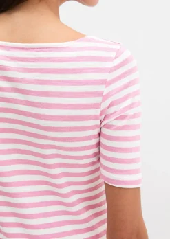 Gestreiftes T-Shirt regular aus Organic Cotton-Jersey