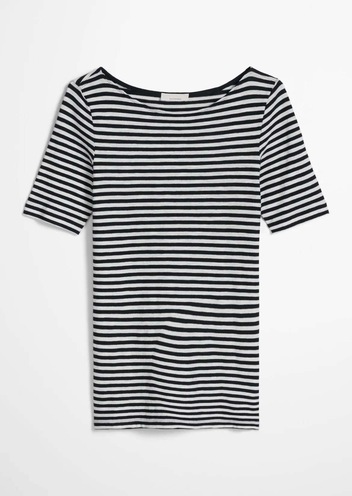 Gestreiftes T-Shirt slim aus Organic Cotton-Jersey