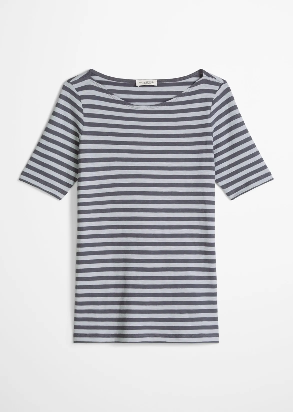 Gestreiftes T-Shirt slim aus Organic Cotton-Jersey