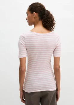 Gestreiftes T-Shirt slim aus Organic Cotton-Jersey