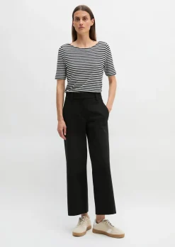 Gestreiftes T-Shirt slim aus Organic Cotton-Jersey