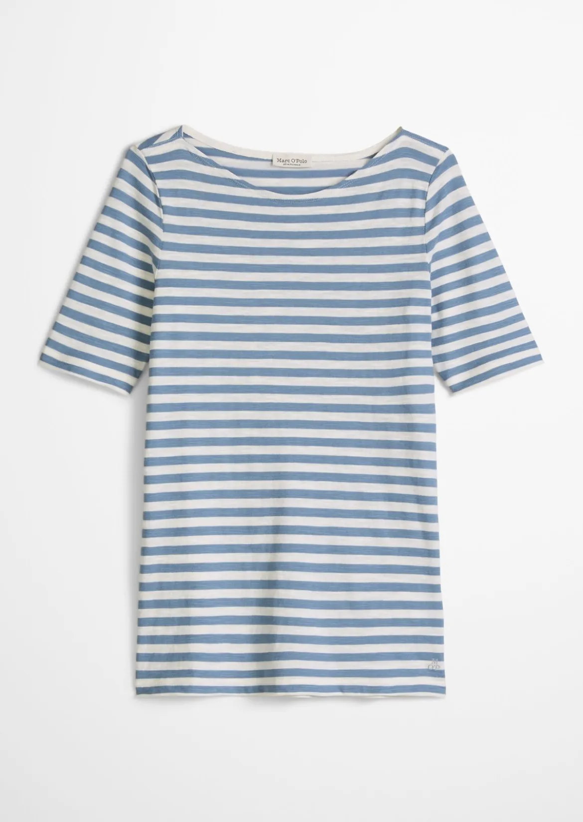 Gestreiftes T-Shirt slim aus Organic Cotton-Jersey