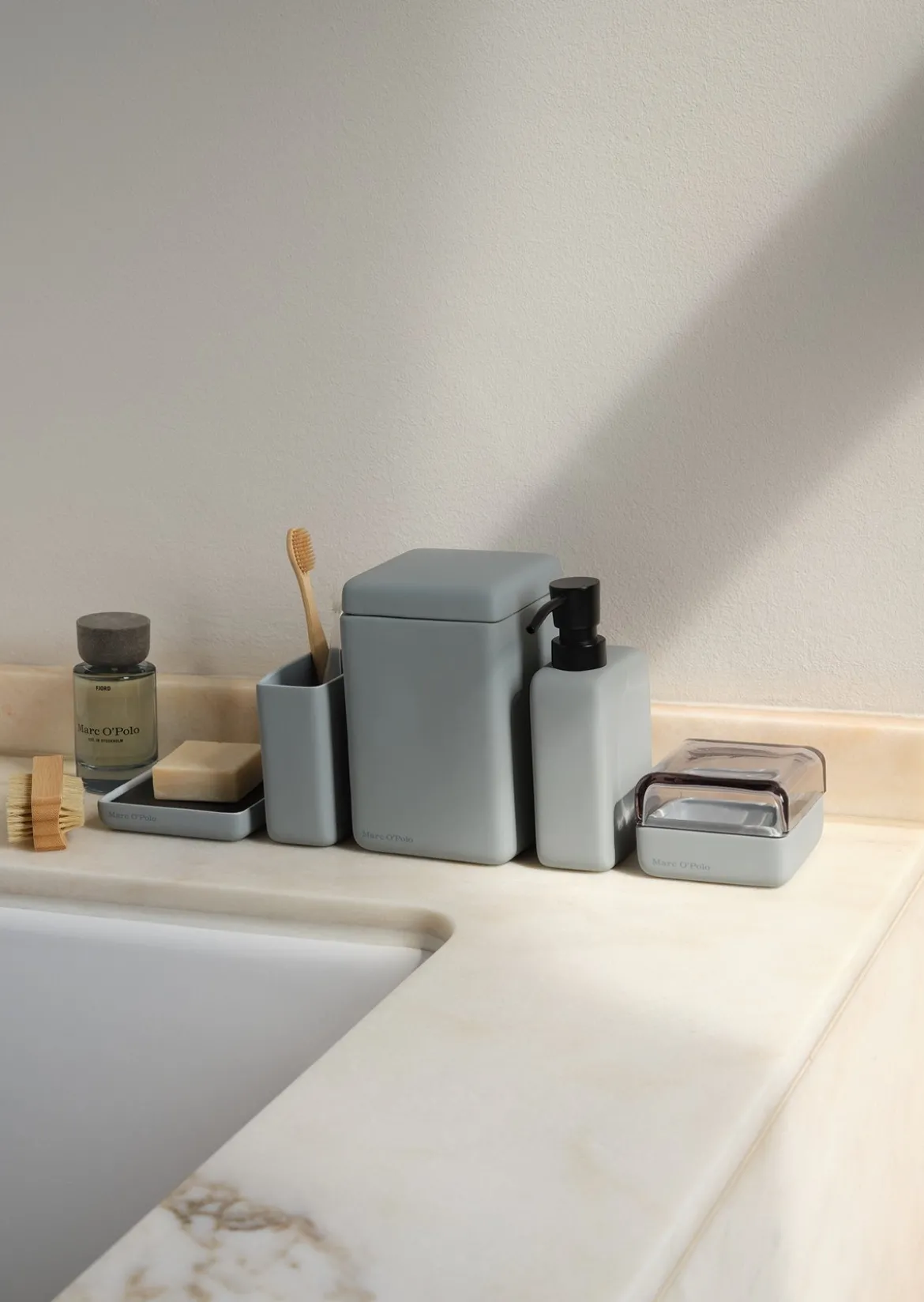 Großer Behälter Model The Edge aus langlebigem Steinzeug