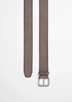 Gürtel aus weichem Nubukleder