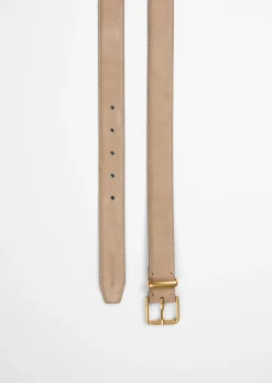 Gürtel aus weichem Veloursleder