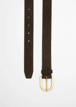 Gürtel aus weichem Veloursleder
