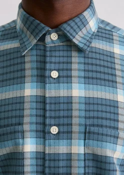 Hemd regular aus schwerem Bio-Baumwoll-Twill