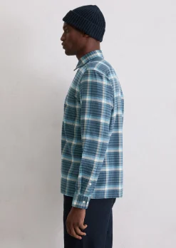 Hemd regular aus schwerem Bio-Baumwoll-Twill