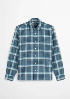 Hemd regular aus schwerem Bio-Baumwoll-Twill