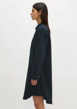 Hemdblusenkleid relaxed aus Organic-Cotton-Lyocell-Leinen-Mix