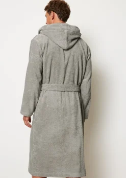 Herren-Bademantel Model Timeless mit Kapuze