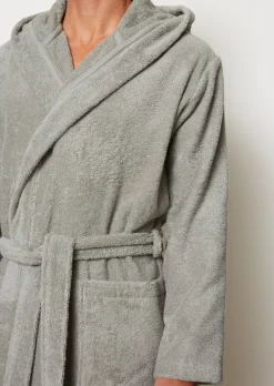 Herren-Bademantel Model Timeless mit Kapuze